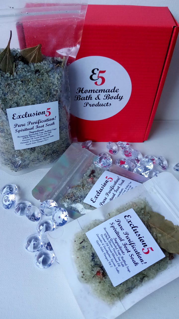 Pure Purification! Spiritual Foot Soak - Exclusion 5 Bath Body & More